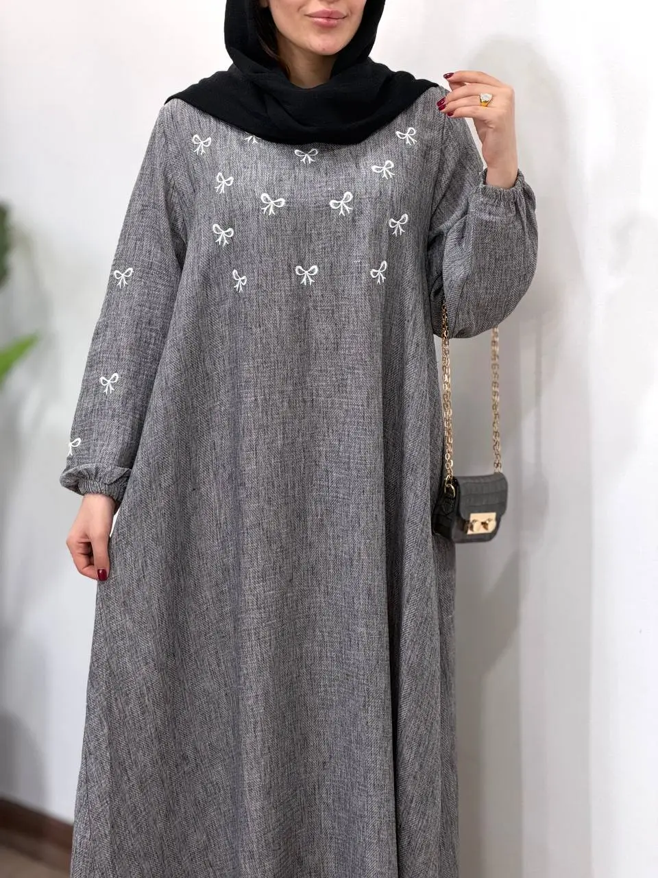 پیراهن مانتویی گلدوزی آیسو مه دخت